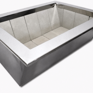 Braseiro de Embutir em Bordas Inox 304 – Caixa Galvanizada