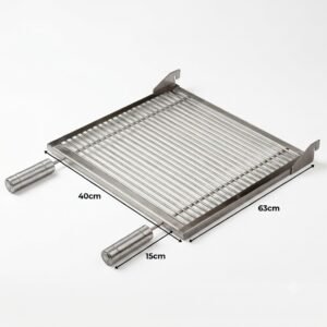 Grelha Aramada Média em Inox 304 – 63 × 20 cm