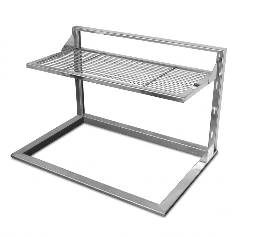 Suporte de Espetos em “L” para Churrasqueira – Inox 304